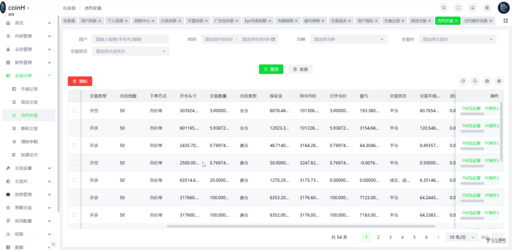 图片[27]-链融交易所系统 - 全仓逐仓合约+现货+期权+盲盒+生息理财 多语言Web3源码