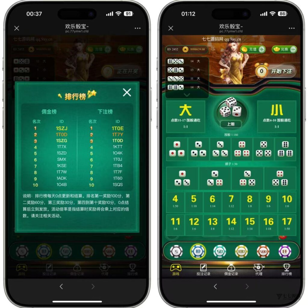 图片[6]-H5骰宝游戏修复版源码下载+已对接易码支付接口+搭建教程