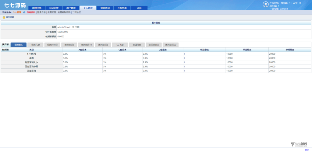 图片[119]-SG系统源码AB盘切换/返水采集/多级代理全模块支持/带注册充值